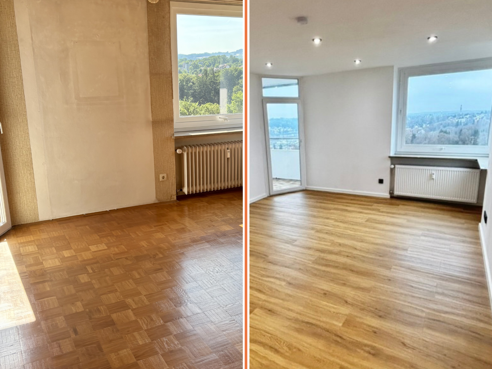 Vorher-Nachher: Erfolgreiche Wohnungssanierung